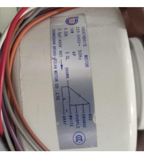 Napoleon Split AC indoor Blower Motor 1.5 ton (Y4S476B515) 18-Watt