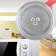 9.5 Inch Microwave Oven Replacement Turntable/Rotating/Baking Glass Compatible with MCRPLT Panasonic NN-GT221W Fiber Glass Microwave Turntable Plate