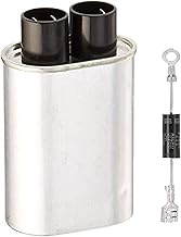 Aluminium High Voltage Microwave Oven Capacitor 1MFD and Diode (Silver)