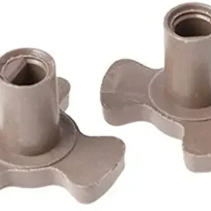 2Pcs 17mm Microwave Oven Turntable Roller Guide Support Coupler Tray Shaft, Y-Type Bracket