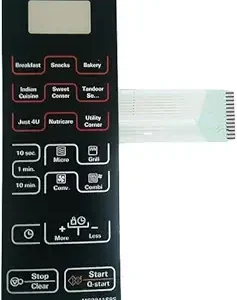Myra MC2841SPS Microwave Oven Membrane Keypad (Black)