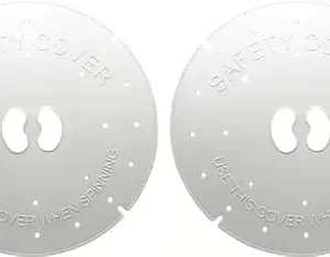 Spin Cap Safety Cover Compatible with LG Semi Automatic Washing Machine 8-10 KG (Diameter: 12.5 Inch) (Grey) (Pack of 2)