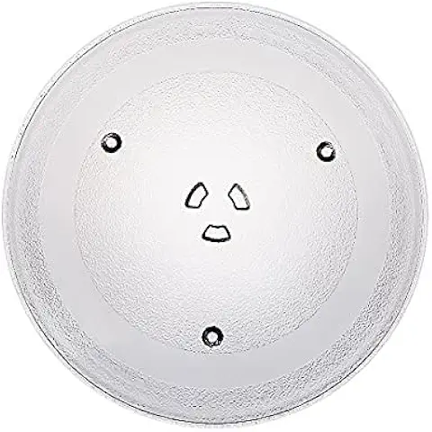 Microwave Glass Turntable Plate/Microwave Rotation Plate/Turntable Glass Tray only Compatible for Samsung CE77JD-QH Microwave (10 Inches / 255 MM) Fiber Glass Microwave Turntable Plate