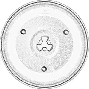 10.5 inches Diameter Microwave Oven Replacement Turntable/Rotating Tray/Baking Glass Tray/Baking Glass Plate (Transparent) Fiber Glass Microwave Turntable Plate
