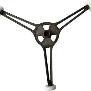 Microwave Plate Roller 1 Piece Microwave Oven Roller Guide Ring Glass Flat/Plain Plate Holder Turntable Support Stand With Triple Arm
