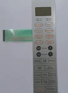 30SC3 Microwave Oven Membrane Touch Keypad (Silver)