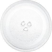 9.5 Inch Microwave Oven Replacement Turntable Glass Tray/Plate Fiber Glass Competible With MW20GW Plain Fiber Glass Microwave Turntable Plate