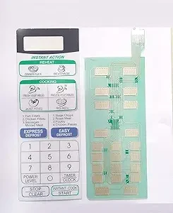 Microwave Oven Membrane Keypad Compatible/Replaceable with Microwave Model No - R242DC