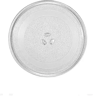 9.5 Inch Microwave Oven Replacement Turntable Glass Tray/Plate Fiber Glass Competible for MR LG MG608AP Fiber Glass Microwave Turntable Plate