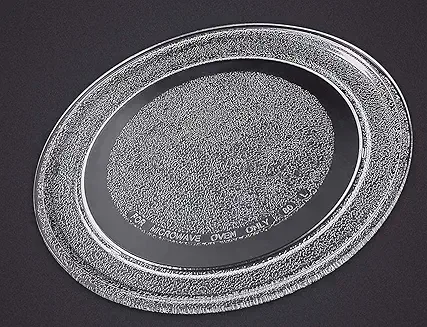 9.5 Inch Microwave Oven For LG MS-1911HE Plain Fiber Glass Microwave Turntable Plate