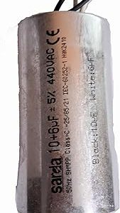 Washing Machine Dual Capacitor 10+6 MFD